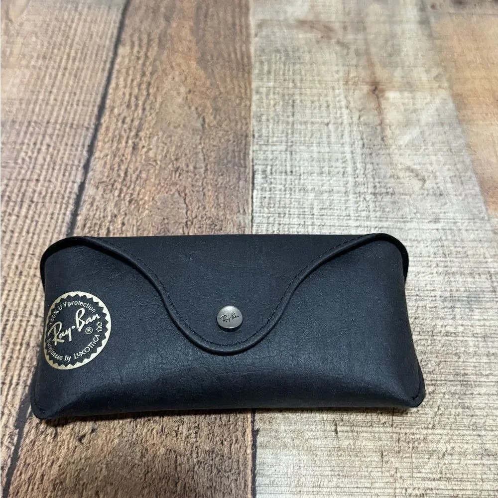Ray Ban Limited Edition Black Paper Textured Sunglasses Case Box Cloth.